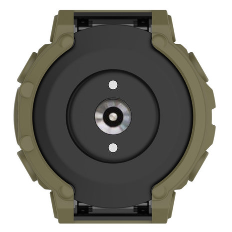 Strap-it Strap-it Coque silicone Amazfit T-Rex 2 (vert olive)