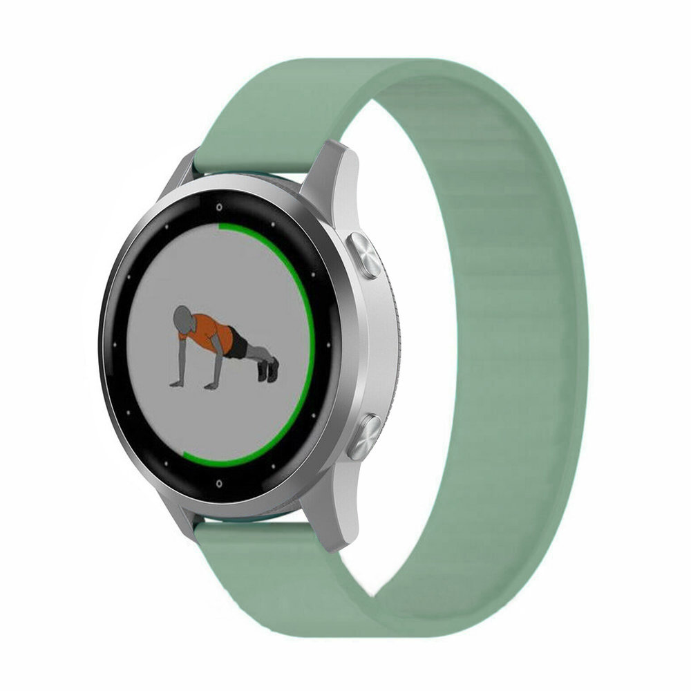 Strap-it Strap-it Bracelet élastique Garmin Vivoactive 4s (vert clair)