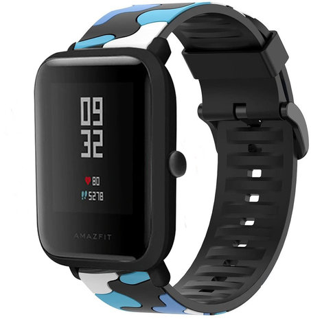 Strap-it Strap-it Bracelet camouflage Xiaomi Amazfit Bip (bleu)