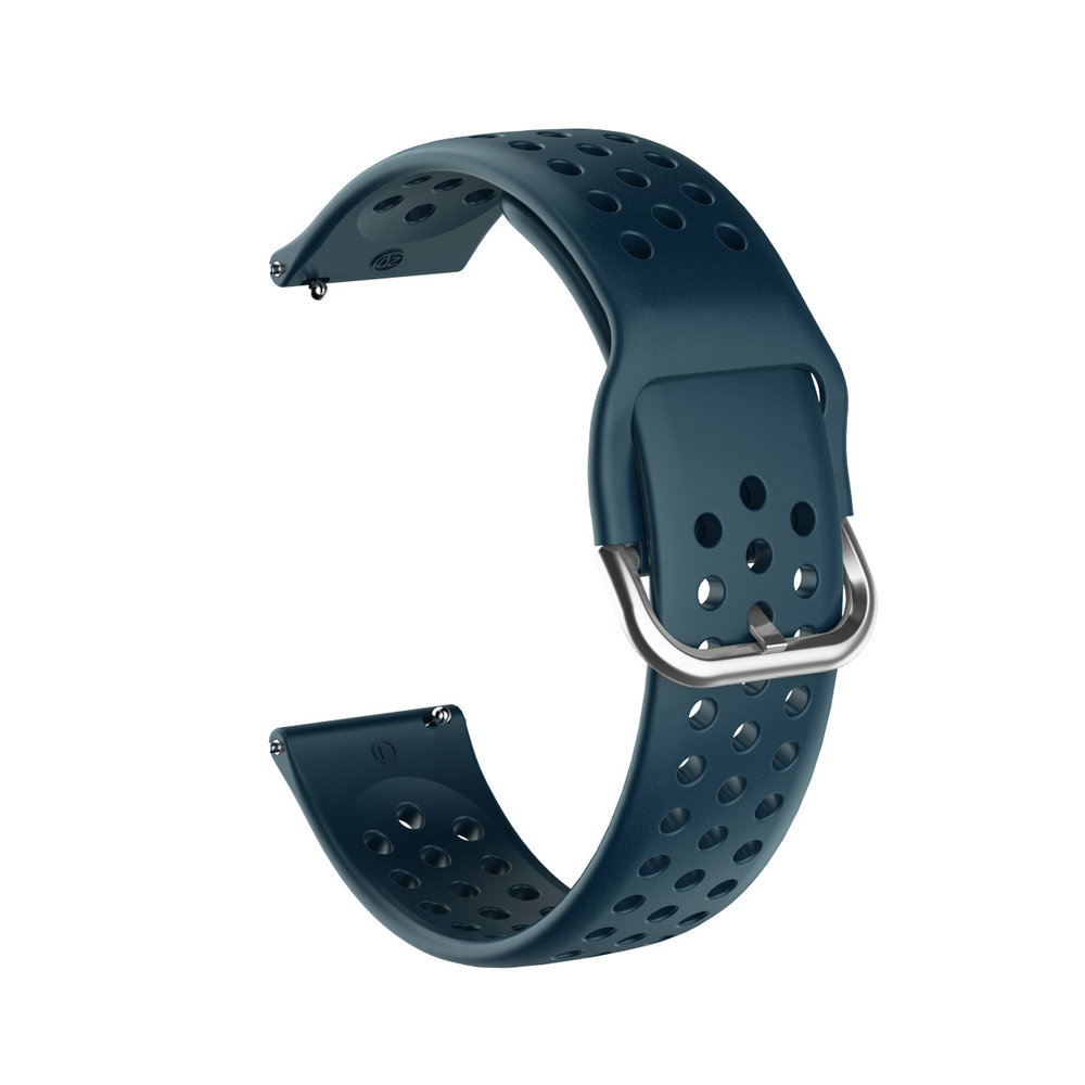 Strap-it Strap-it Bracelet silicone avec trous Xiaomi Amazfit GTS (vert roche)