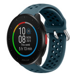 Strap-it Bracelet silicone avec trous Polar Pacer (vert roche)