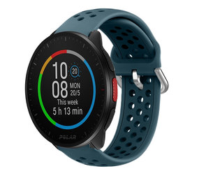 Strap-it Bracelet silicone avec trous Polar Pacer (vert roche)