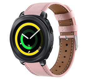 Strap-it Bracelet cuir Samsung Gear Sport (rose)