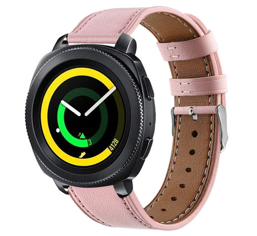 Strap-it Strap-it Bracelet cuir Samsung Gear Sport (rose)