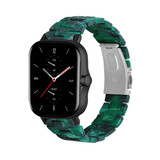 Strap-it Bracelet résine Amazfit GTS 2 (vert)