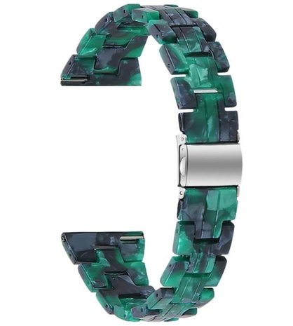 Strap-it Strap-it Bracelet résine Amazfit GTS 3 (vert)