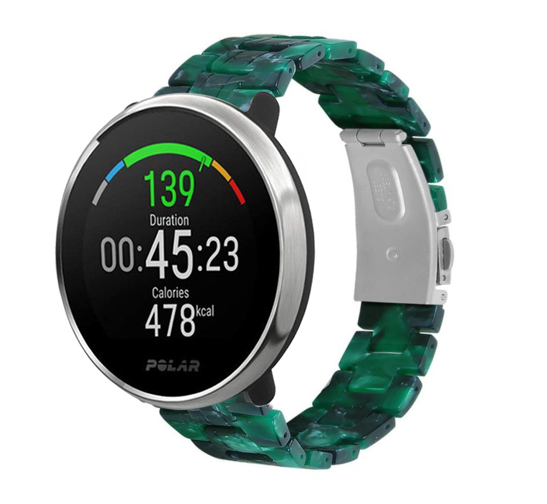 Strap-it Strap-it Bracelet résine Polar Ignite (vert)