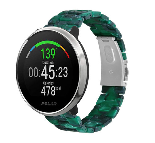 Strap-it Strap-it Bracelet résine Polar Ignite (vert)