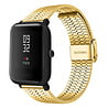 Strap-it Strap-it Bracelet acier inoxydable Xiaomi Amazfit Bip (or) Strap-it Strap-it Bracelet acier inoxydable Xiaomi Amazfit Bip (or)