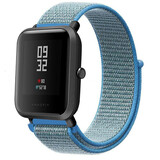 Strap-it Bracelet nylon Xiaomi Amazfit Bip (bleu)