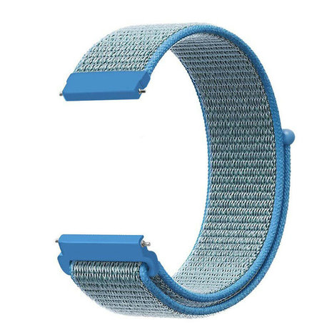 Strap-it Strap-it Bracelet nylon Amazfit GTS 3 (bleu)