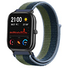 Strap-it Strap-it Bracelet nylon Xiaomi Amazfit GTS (vert et bleu) Strap-it Strap-it Bracelet nylon Xiaomi Amazfit GTS (vert et bleu)