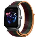 Strap-it Bracelet nylon Amazfit GTS 3 (cerice)