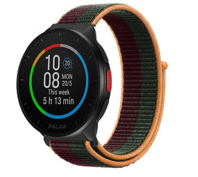Strap-it Bracelet nylon Polar Pacer (cerice)