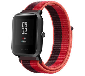 Strap-it Bracelet nylon Xiaomi Amazfit Bip (cerise magenta)