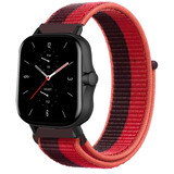 Strap-it Bracelet nylon Amazfit GTS 2 (cerice magenta)