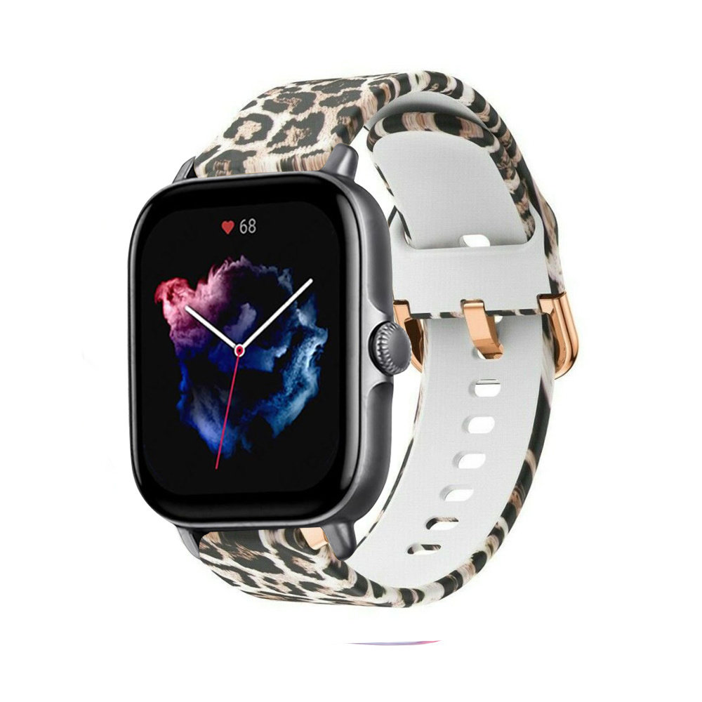 Strap-it Strap-it Bracelet Lucky Leopard Amazfit GTS 3