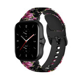 Strap-it Bracelet Fleur rose Amazfit GTS 2 Strap-it Bracelet Fleur rose Amazfit GTS 2