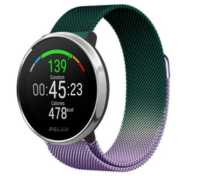 Strap-it Bracelet Milanais Polar Unite (violet/vert)