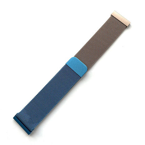 Strap-it Strap-it Bracelet Milanais Polar Pacer (bleu/or)