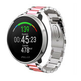 Strap-it Bracelet acier Polar Ignite (argent/rose)