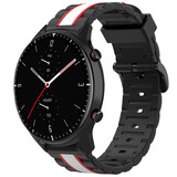 Strap-it Bracelet special edition Amazfit GTR 2 (noir/blanc)