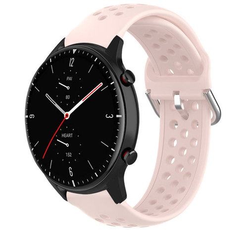 Strap-it Strap-it Bracelet silicone Amazfit GTR 2 avec trous (rose)
