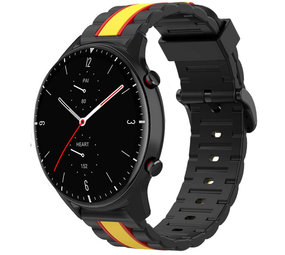 Strap-it Bracelet special edition Amazfit GTR 2 (noir/jaune)