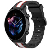 Strap-it Bracelet special edition Amazfit GTR 3 (Pro) (noir/blanc)