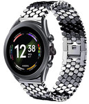 Strap-it Strap-it Bracelet acier poisson Fossil Gen 6 - 44mm (noir)