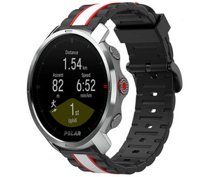 Strap-it Bracelet special edition Polar Grit X (noir/blanc)