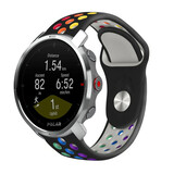 Strap-it Bracelet sport Polar Grit X (noir/coloré)