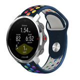 Strap-it Bracelet sport Polar Grit X (bleu foncé/coloré)