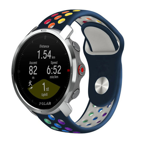 Strap-it Strap-it Bracelet sport Polar Grit X (bleu foncé/coloré)