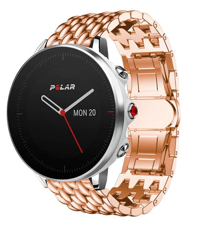 Strap-it Strap-it Bracelet acier dragon Polar Grit X (or rose)