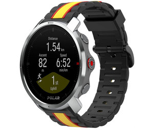 Strap-it Bracelet special edition Polar Grit X (noir/jaune)