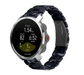 Strap-it Bracelet résine Polar Grit X (noir/blanc)