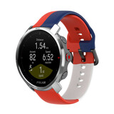 Strap-it Bracelet triple sport Polar Grit X (rouge-blanc-bleu)