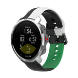 Strap-it Bracelet triple sport Polar Grit X (noir-blanc-vert)