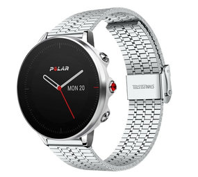 Strap-it Bracelet acier inoxydable Polar Grit X (argent)