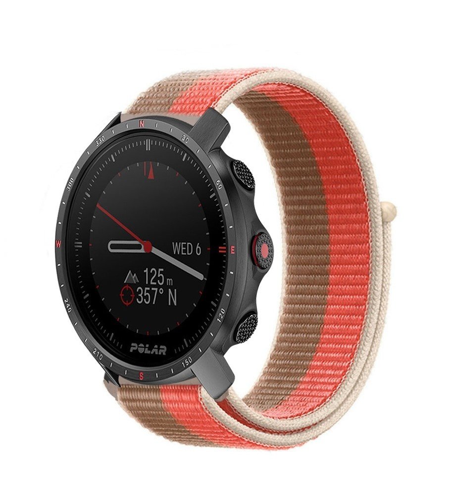 Strap-it Strap-it Bracelet nylon Polar Grit X Pro (rose pomelo)