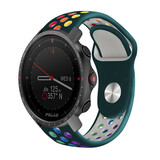 Strap-it Bracelet sport Polar Grit X Pro (vert pin/coloré) Strap-it Bracelet sport Polar Grit X Pro (vert pin/coloré)