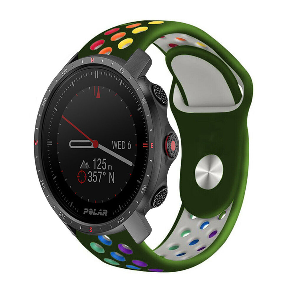 Bracelet sport Polar Grit X Pro (vert armée/coloré) Braceletsmartwatch.fr