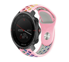 Strap-it Bracelet sport Polar Grit X Pro (rose/coloré) Strap-it Bracelet sport Polar Grit X Pro (rose/coloré)