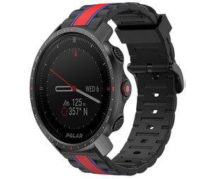 Strap-it Bracelet special edition Polar Grit X Pro (noir/rouge)