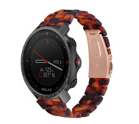 Strap-it Bracelet résine Polar Grit X Pro (lave)