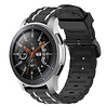 Strap-it Strap-it Bracelet sport à boucle Samsung Galaxy Watch 46mm (noir/blanc) Strap-it Strap-it Bracelet sport à boucle Samsung Galaxy Watch 46mm (noir/blanc)
