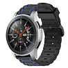 Strap-it Strap-it Bracelet sport à boucle Samsung Galaxy Watch 46mm (noir/bleu) Strap-it Strap-it Bracelet sport à boucle Samsung Galaxy Watch 46mm (noir/bleu)