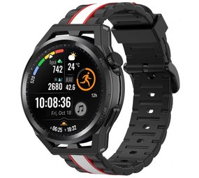 Strap-it Bracelet special edition Huawei Watch GT Runner (noir/blanc)