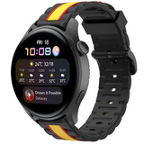 Strap-it Bracelet special edition Huawei Watch 3 (Pro) (noir/jaune)